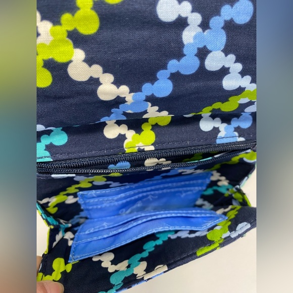 BNWT Disney Parks Vera Bradley “Where’s Mickey?” Blue Mini Hipster Crossbody Bag - Picture 7 of 7